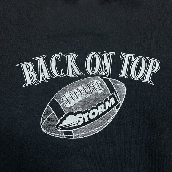 Vintage 90s Storm Defense Football Crewneck Sweatshirt Russell Athletic Sporty - Picture 5 of 7
